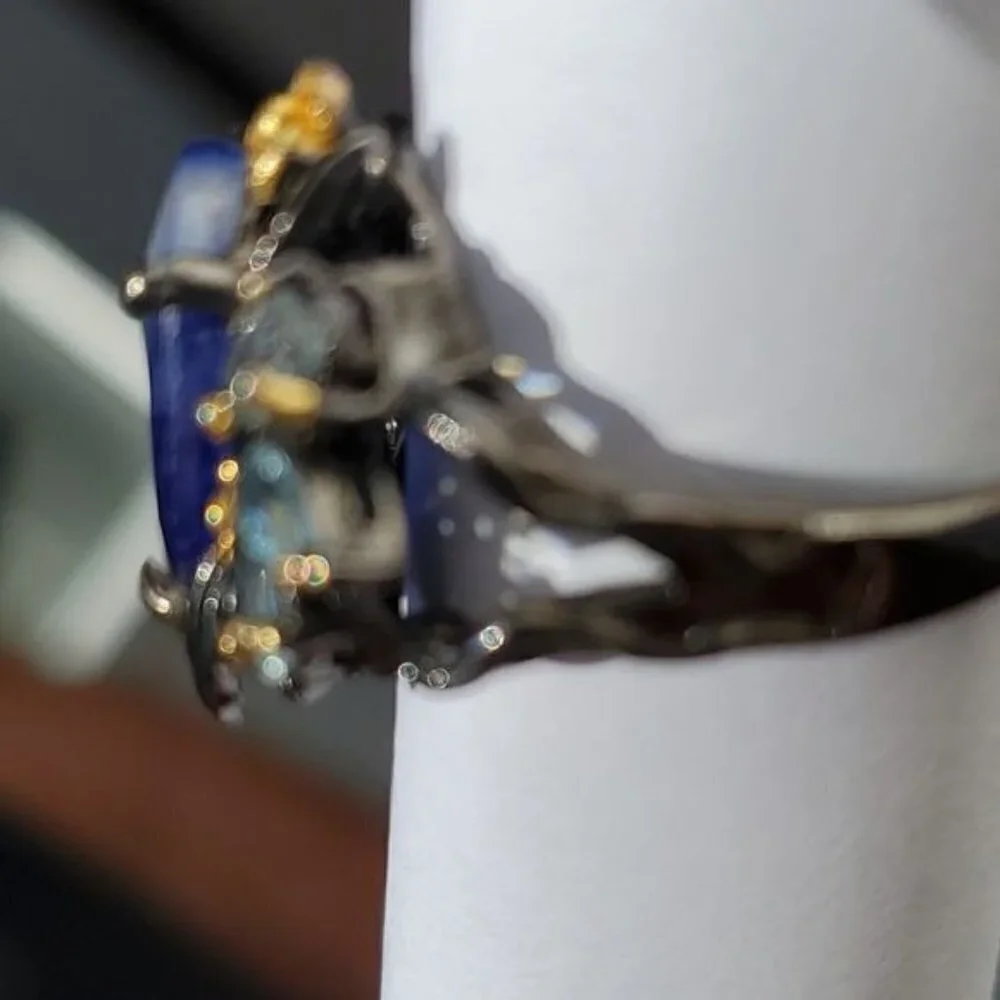 BEAUTIFUL BLUE LAPIS RING SIZE 9